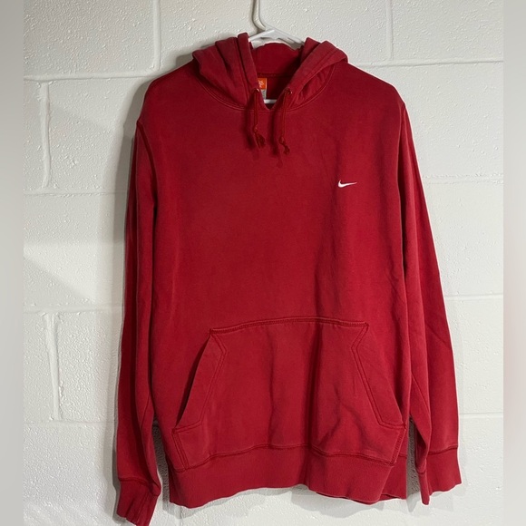 Nike Men's Red Hoodie large vintage - Picture 1 of 3